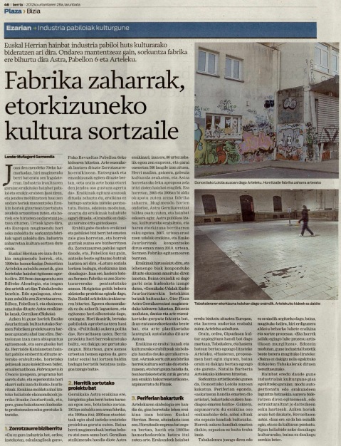 Eraikin industrialei buruz, Berrian (2012/01/28)